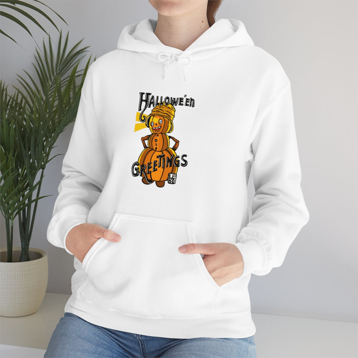 Halloween Greetings - Lebo Unisex Hooded Sweatshirt